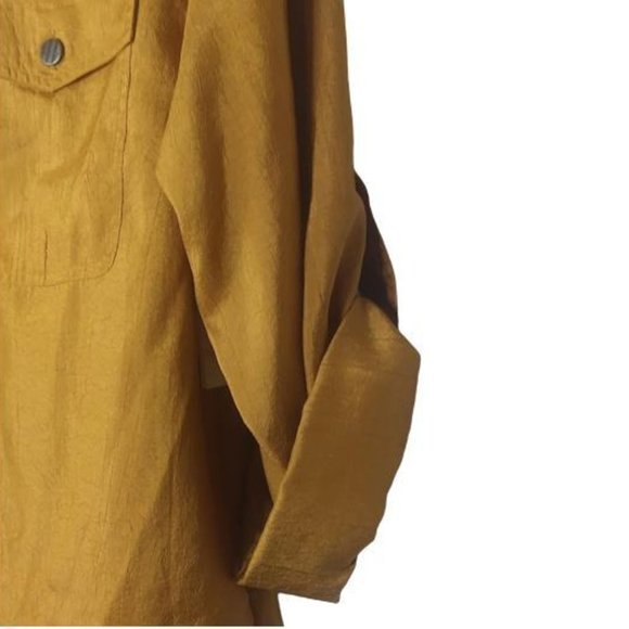 Vintage 80's Joan Harper Bronze Blouse - Picture 4 of 6